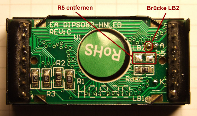 nderung auf Display-Rckseite